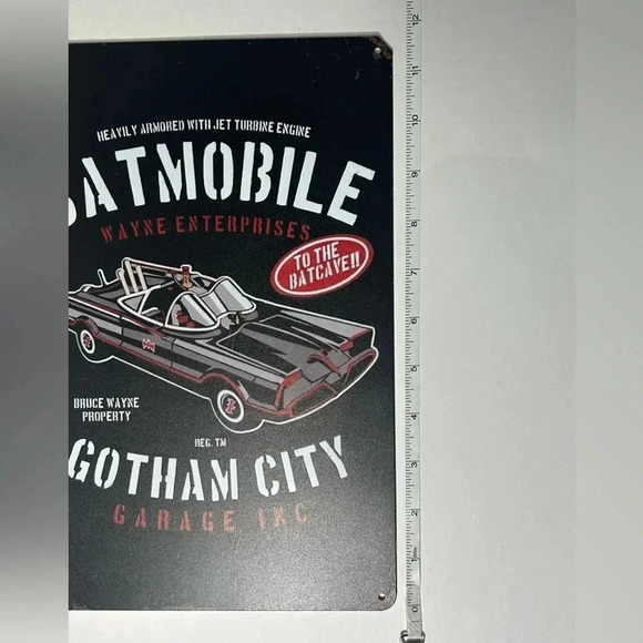Batman - Classic 1960โs Batmobile Metal Sign - 8โw x 12โh ๐ฆ๐ - Picture 4 of 4